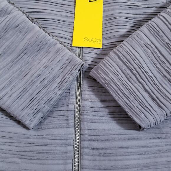 SoCa St. John Taupe Cropped Blazer - Picture 5 of 14